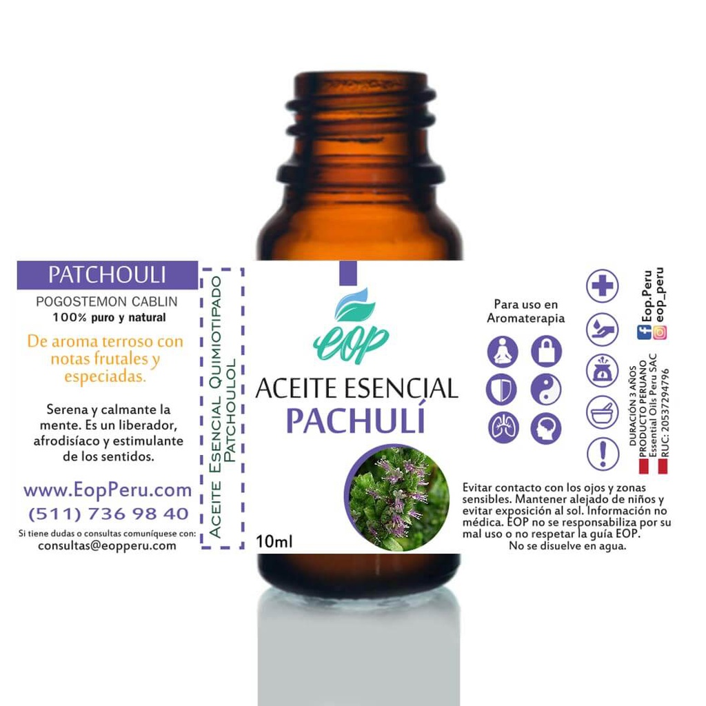Aceite Esencial de Pachuli