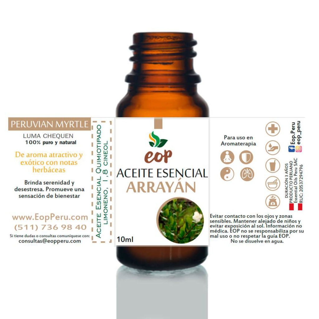 Aceite Esencial de Arrayan