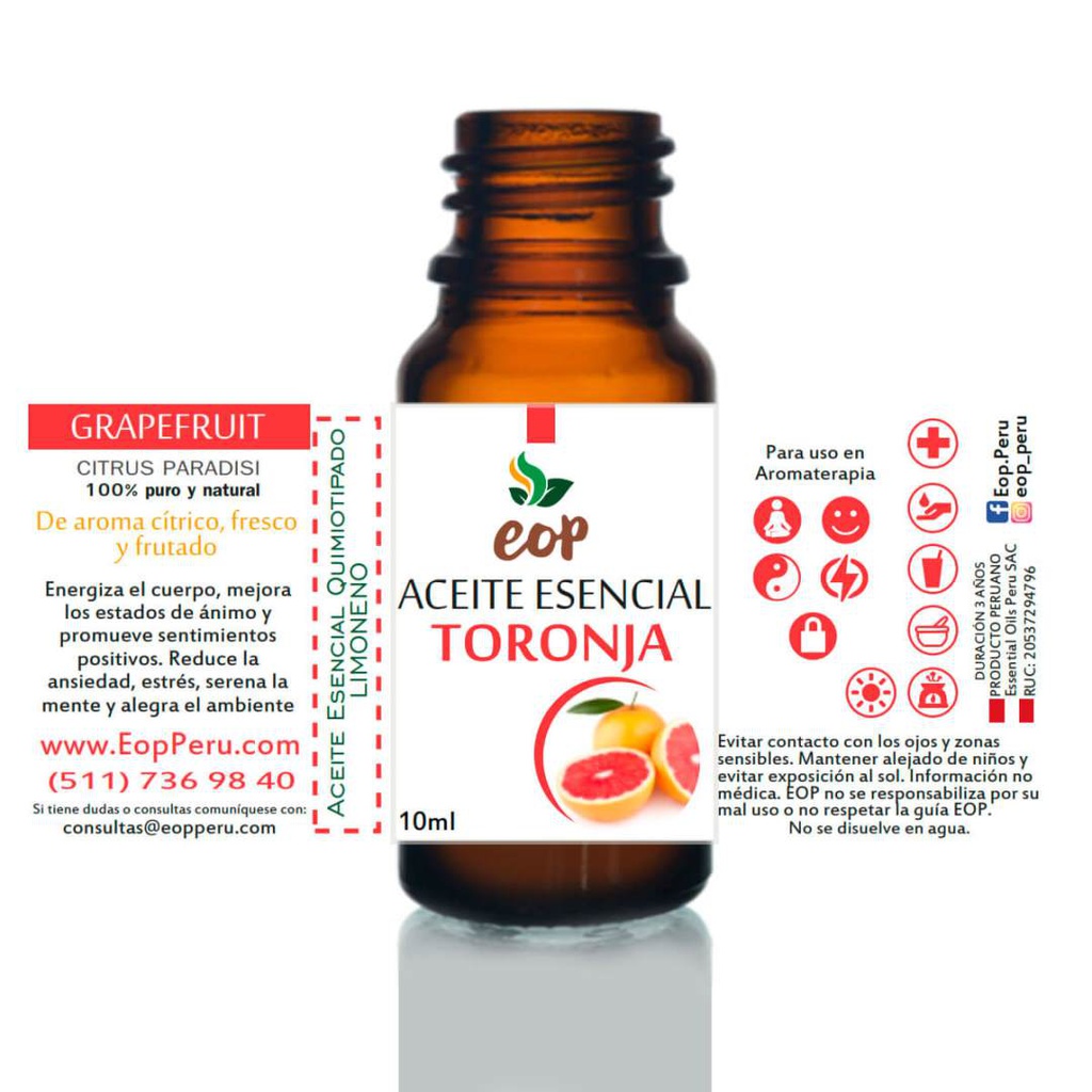 Aceite Esencial de Toronja