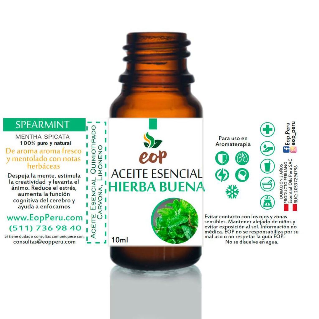 Aceite Esencial de Hierba buena